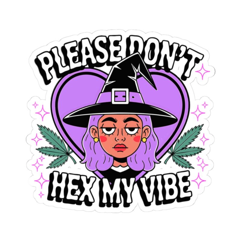 Don’t Hex My Vibe Kiss-Cut Sticker