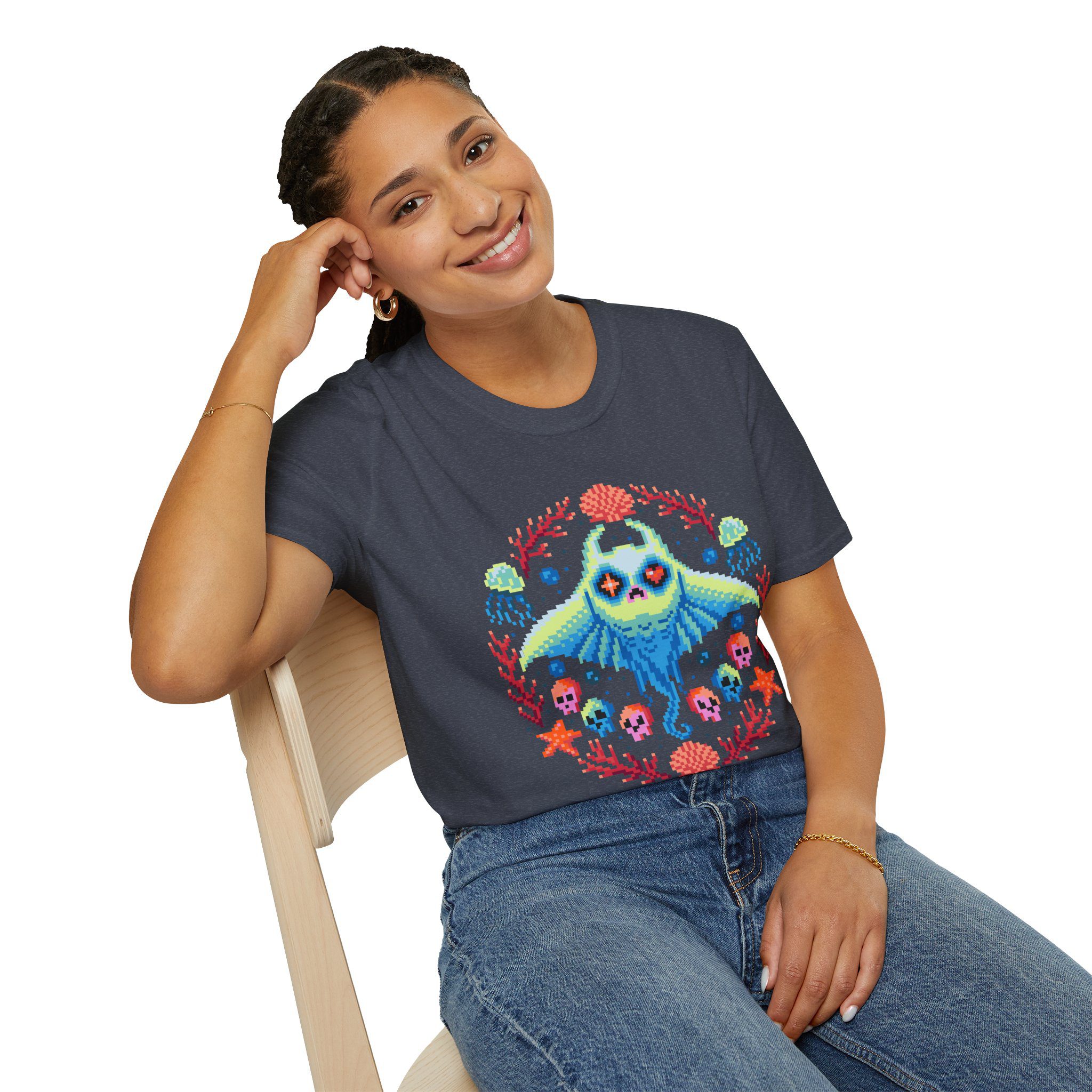 Manta Ray Unisex T-Shirt - Image 58