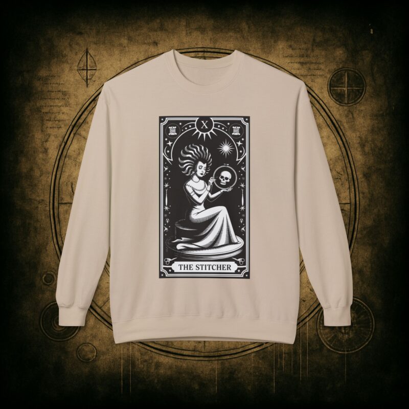 The Stitcher Tarot Unisex Sweatshirt - Image 13