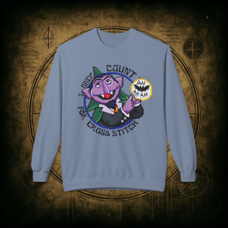 Count for Cross Stitch Unisex Sweatshirt - Image 25