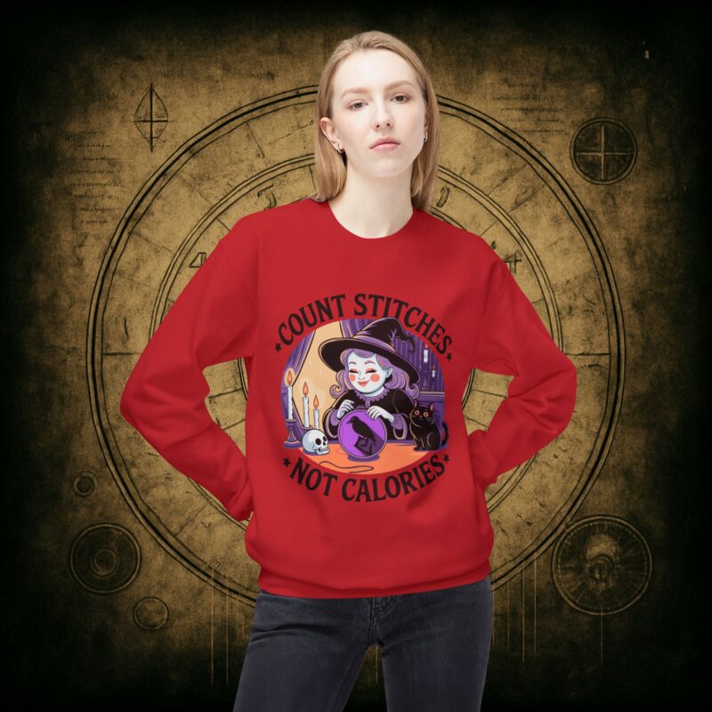 Count Stitches Unisex Sweatshirt - Image 5