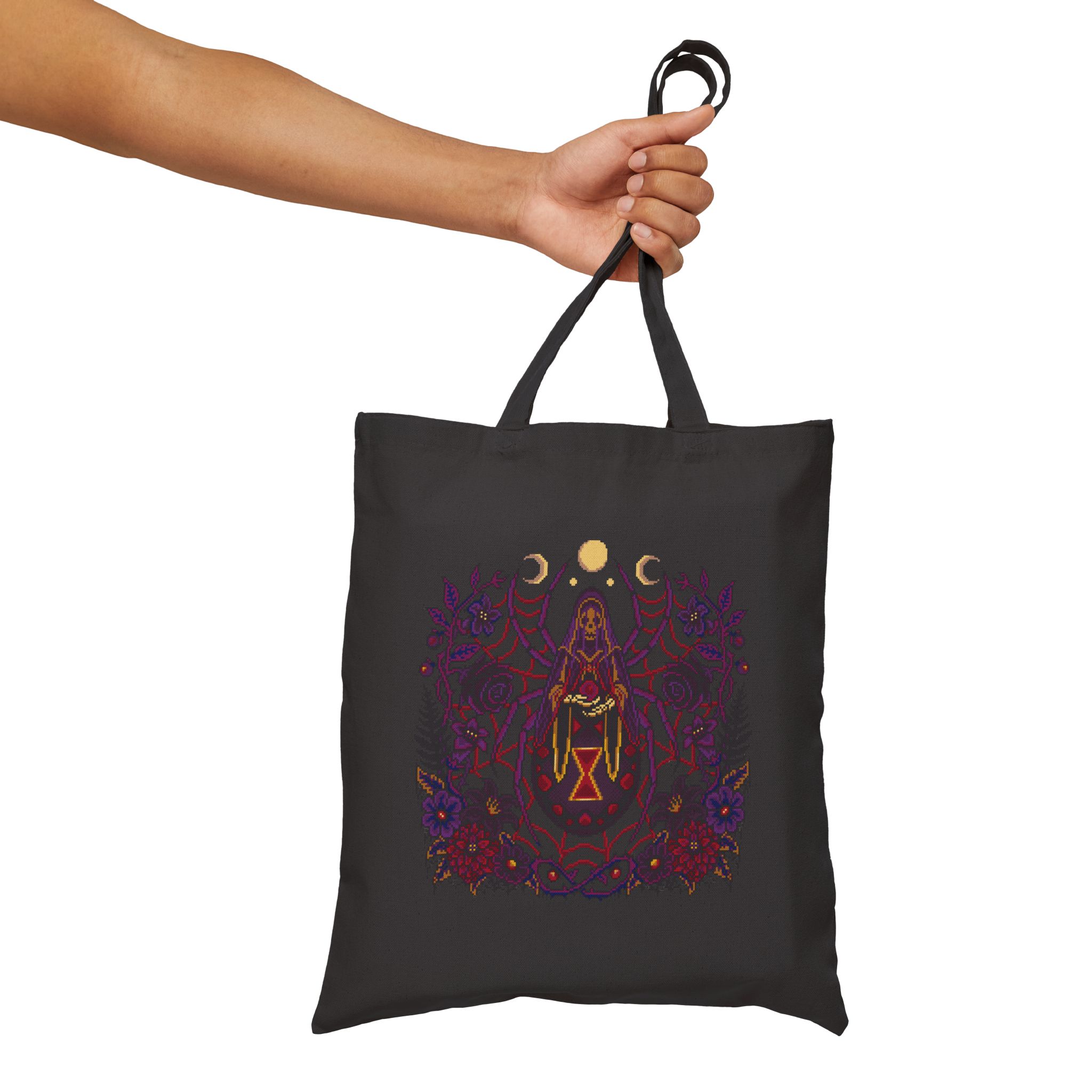 Black Widow Dusk Tote Bag - Image 5