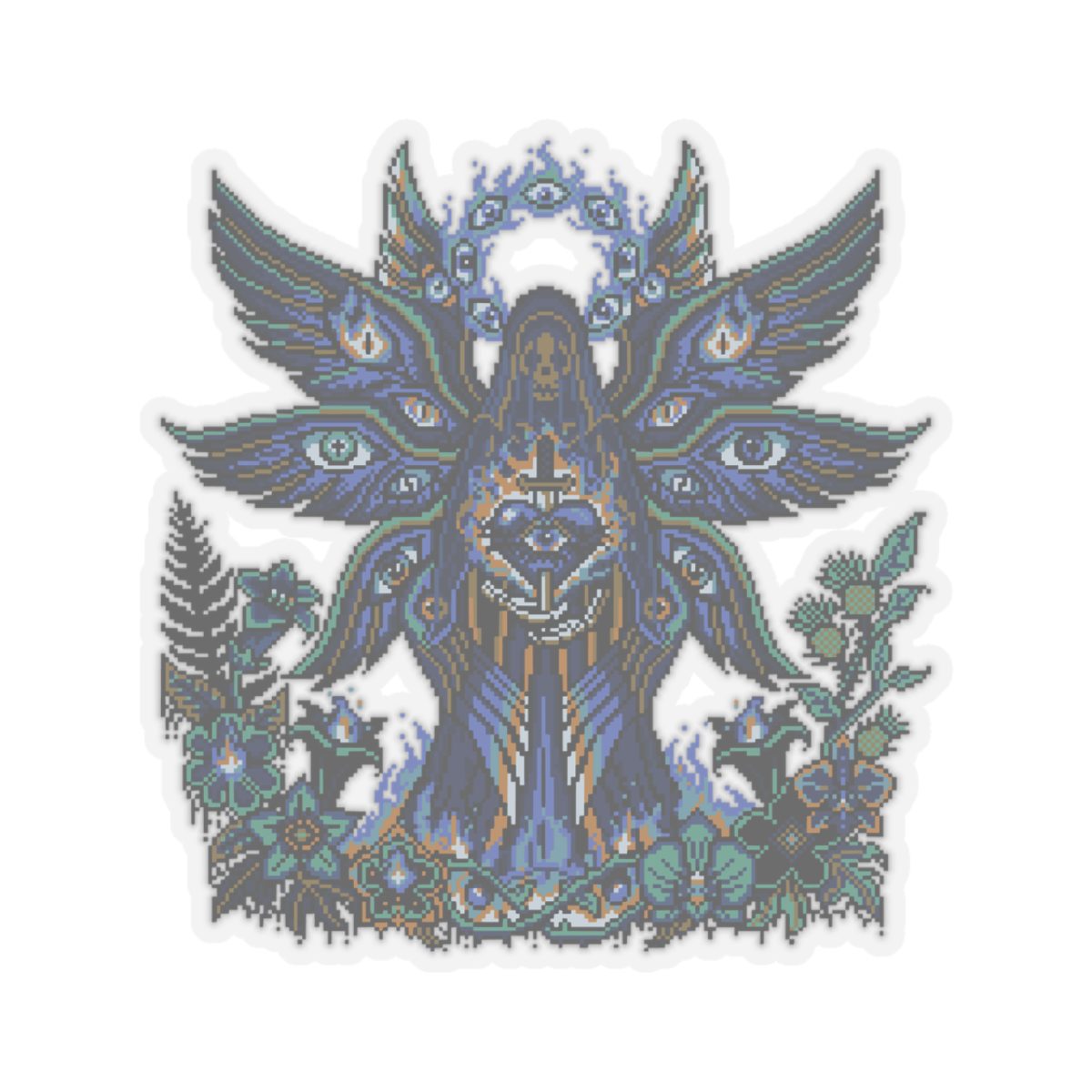Fallen Seraphim Night Kiss-Cut Sticker - Image 10