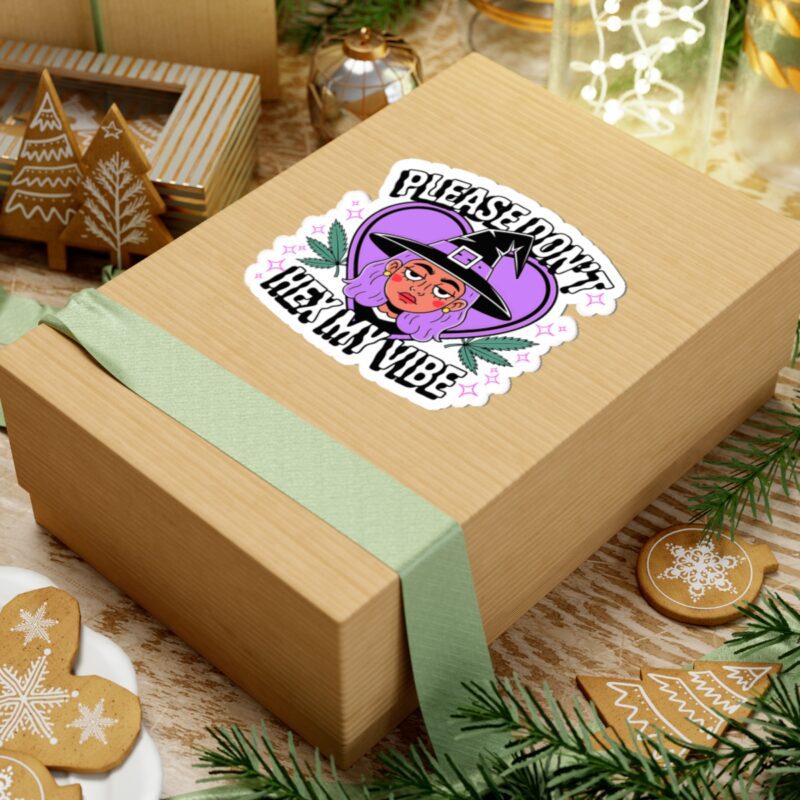 Don’t Hex My Vibe Kiss-Cut Sticker - Image 3