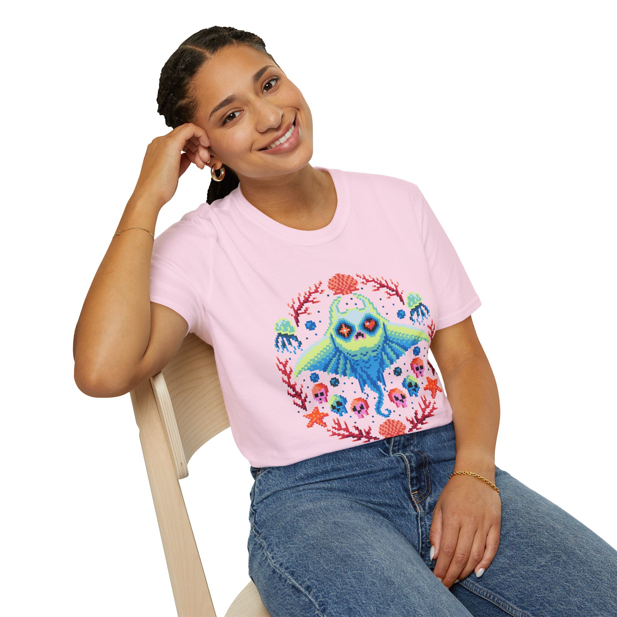 Manta Ray Unisex T-Shirt - Image 70
