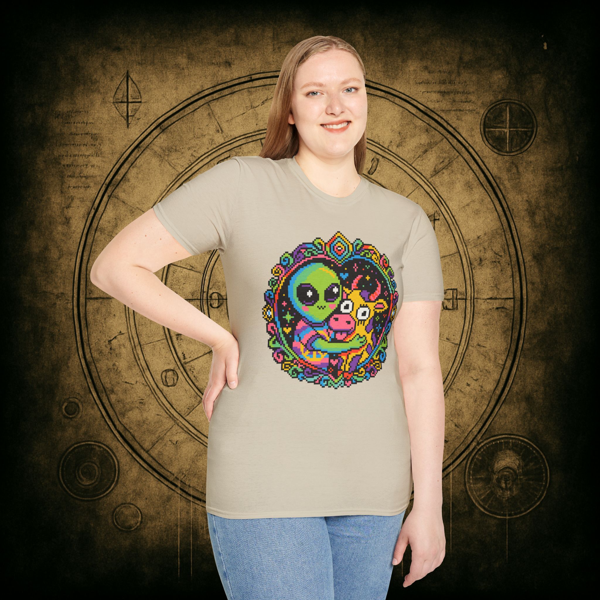 Space Cow Unisex T-Shirt - Image 38