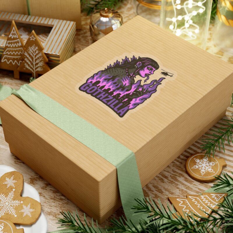 Gothzilla (Purple) Kiss-Cut Sticker - Image 18