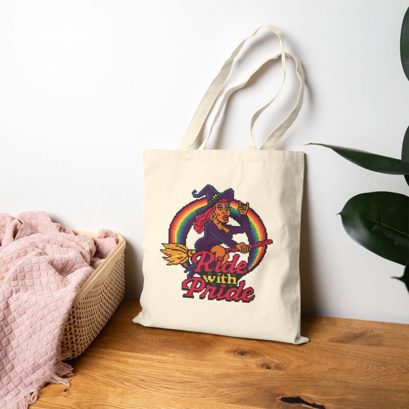 Ride with Pride Tote Bag - Image 12