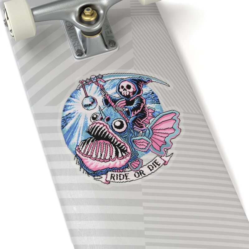 Ride or Die Angler Fish Kiss-Cut Sticker - Image 20