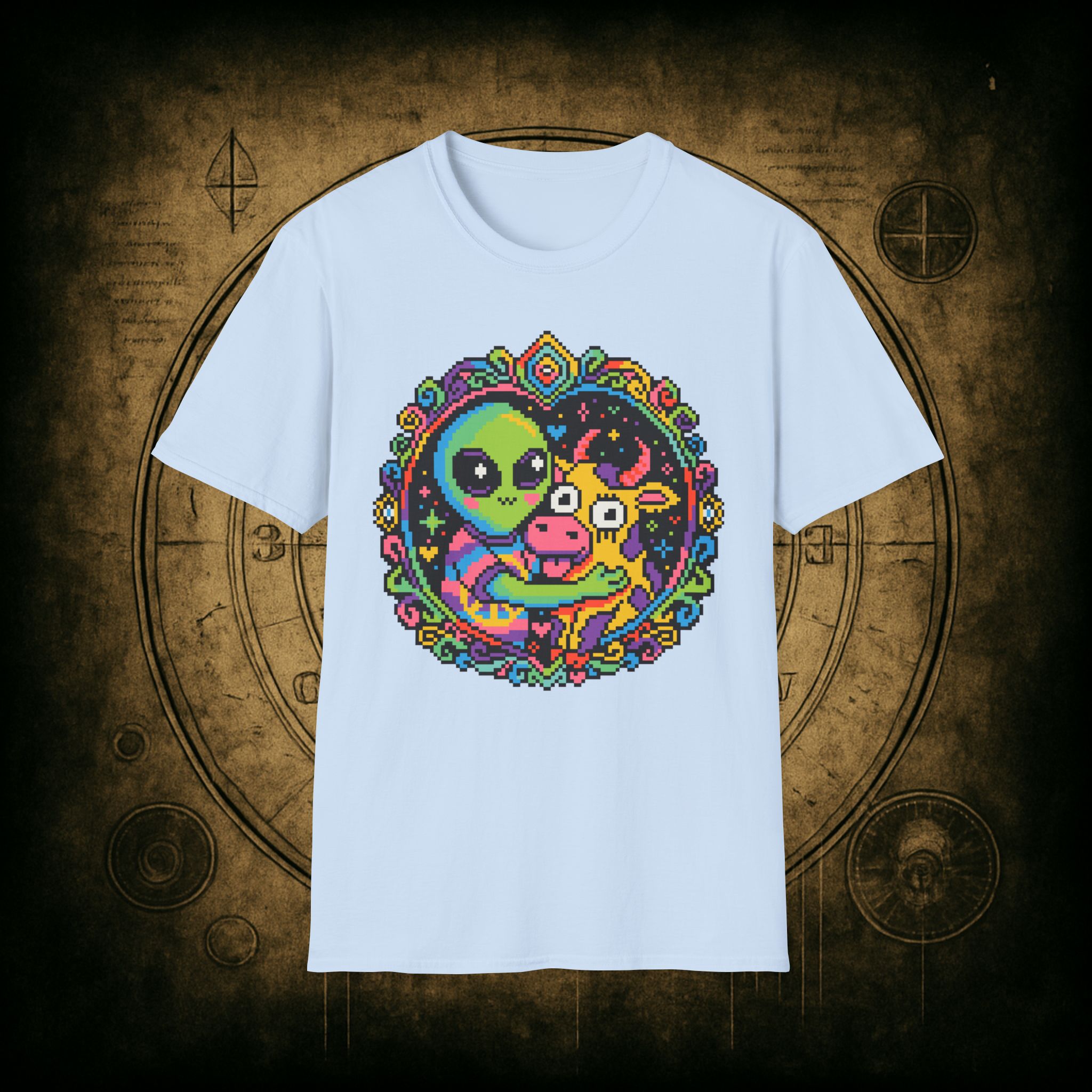 Space Cow Unisex T-Shirt - Image 60