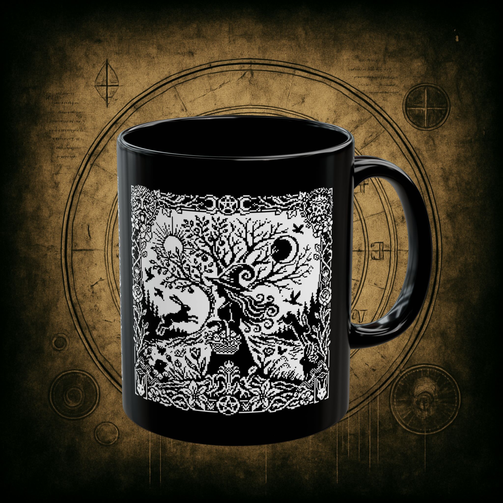 Ostara Witch Ceramic Mug