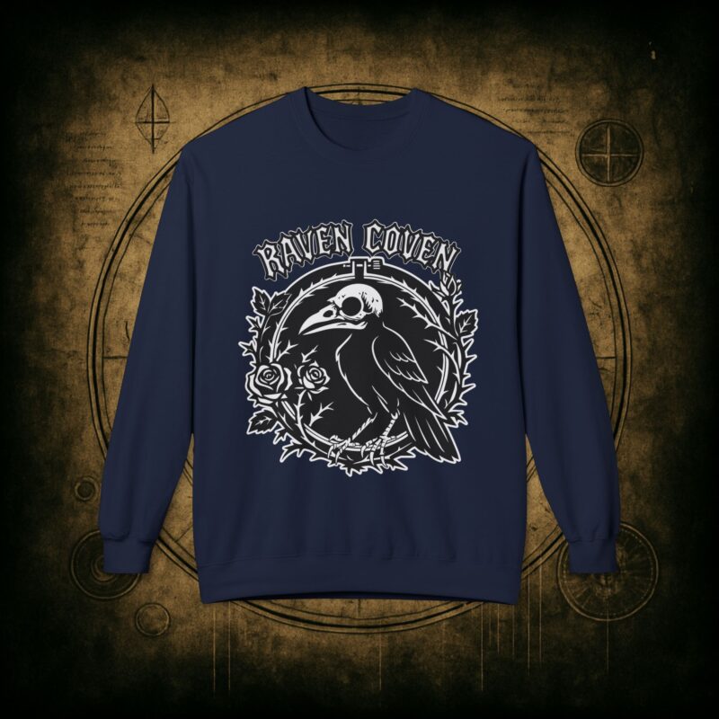 Raven of the Coven Raven Unisex Sweatshirt - Image 34