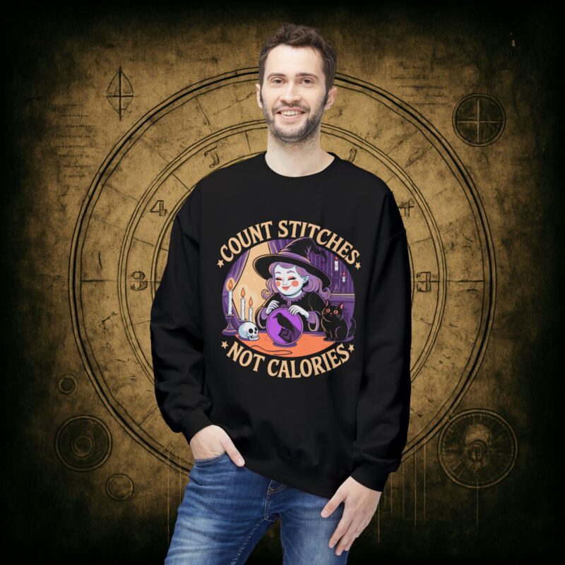 Count Stitches Unisex Sweatshirt - Image 3