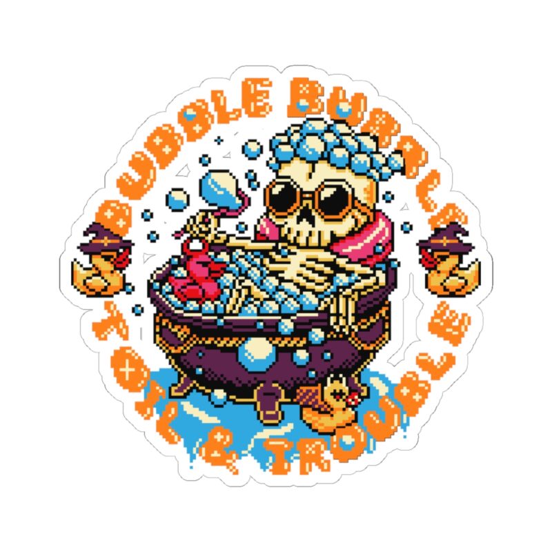 Bubble Bubble Kiss-Cut Sticker - Image 22