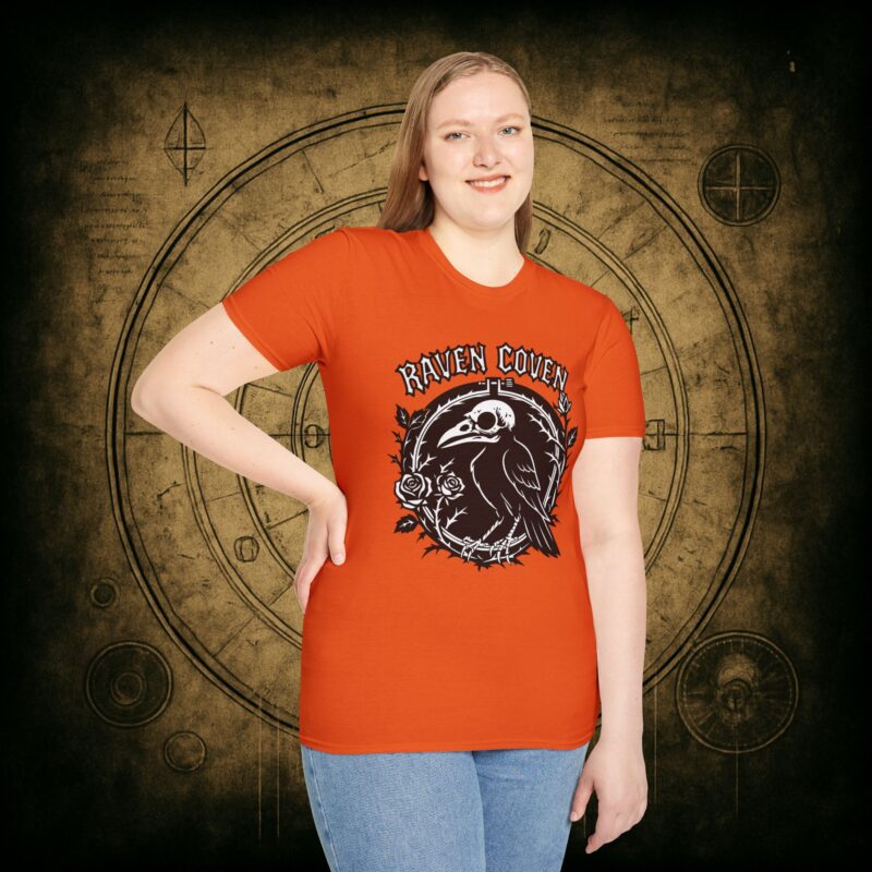 Raven of the Coven Raven Unisex T-Shirt - Image 17