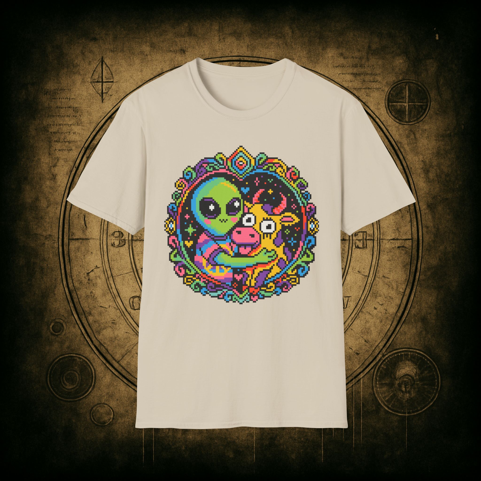 Space Cow Unisex T-Shirt - Image 36