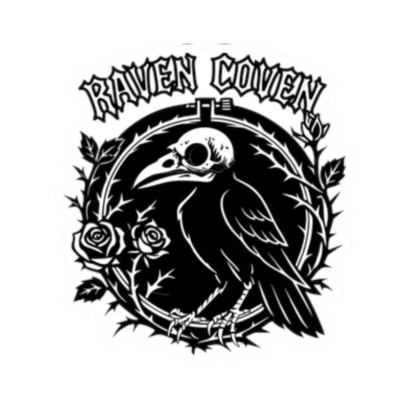 Raven of the Coven Raven Kiss-Cut Sticker - Image 22