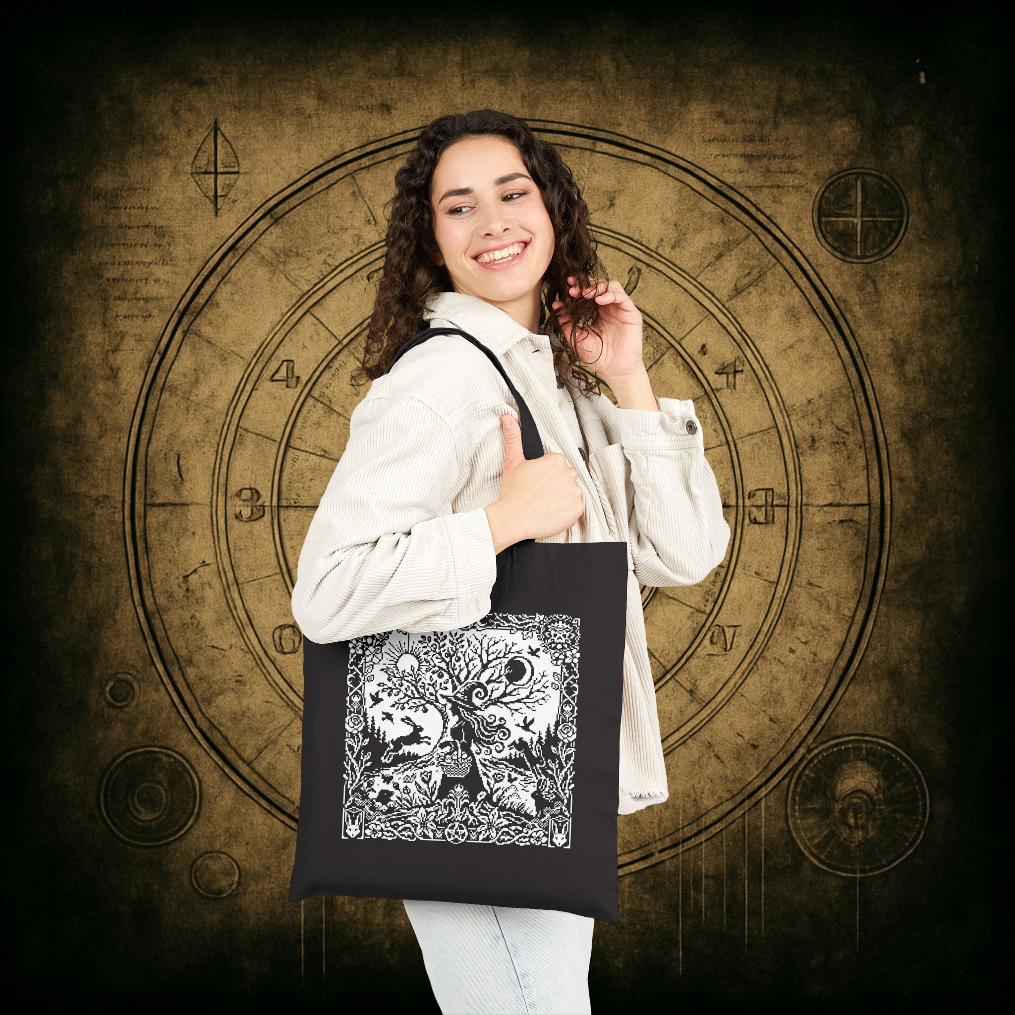 Ostara Witch Tote Bag - Image 10