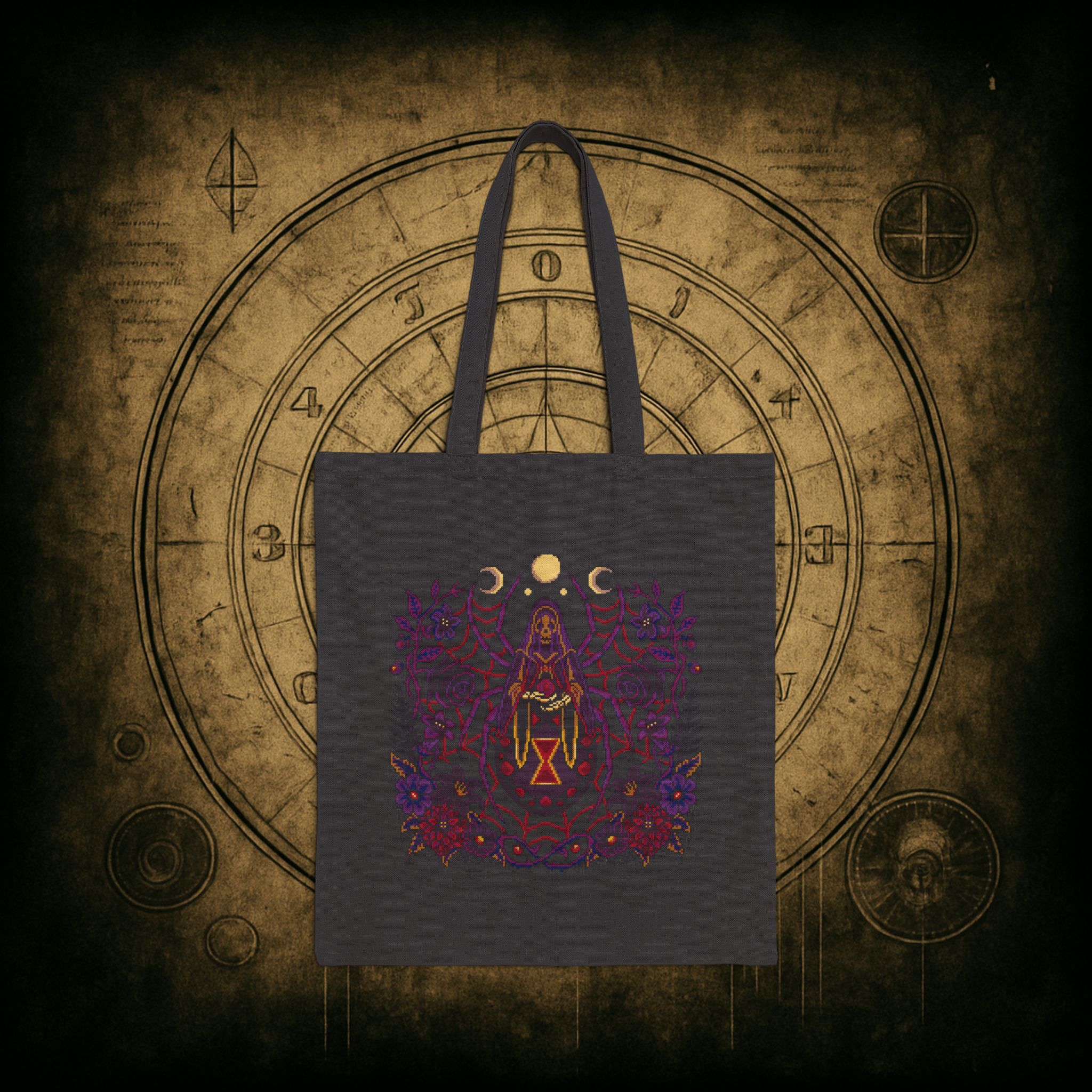 Black Widow Dusk Tote Bag