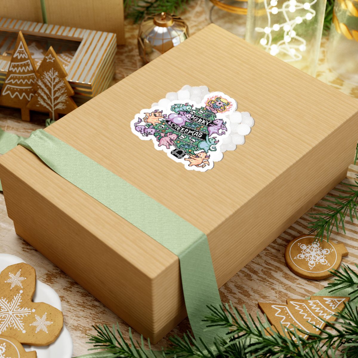 Merry Creepmas Kiss-Cut Sticker - Image 15
