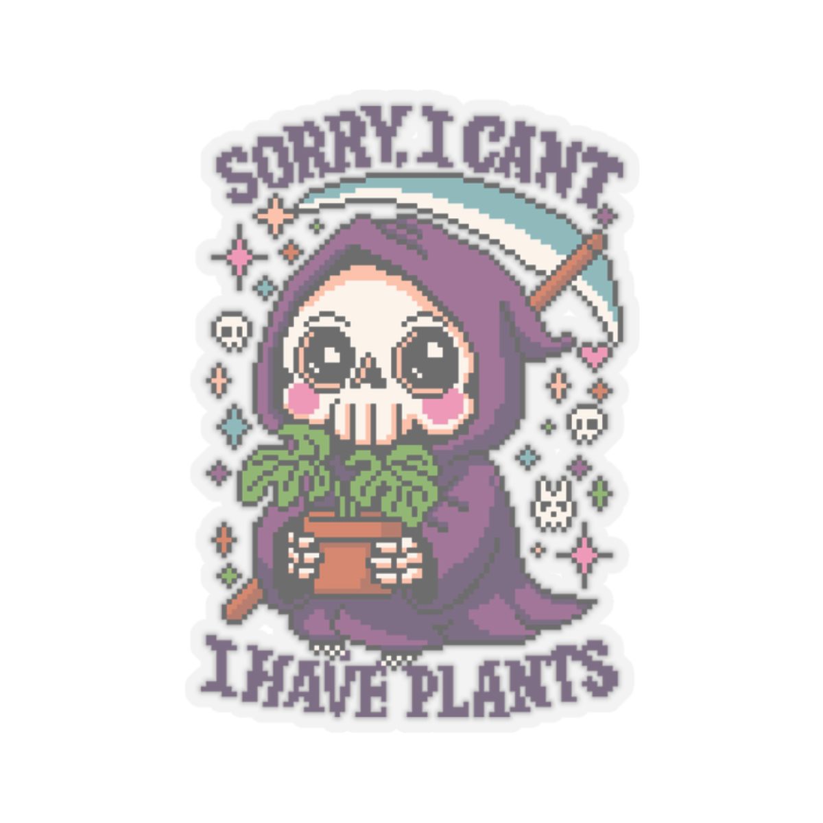 I Have Plants Kiss-Cut Sticker - Image 4