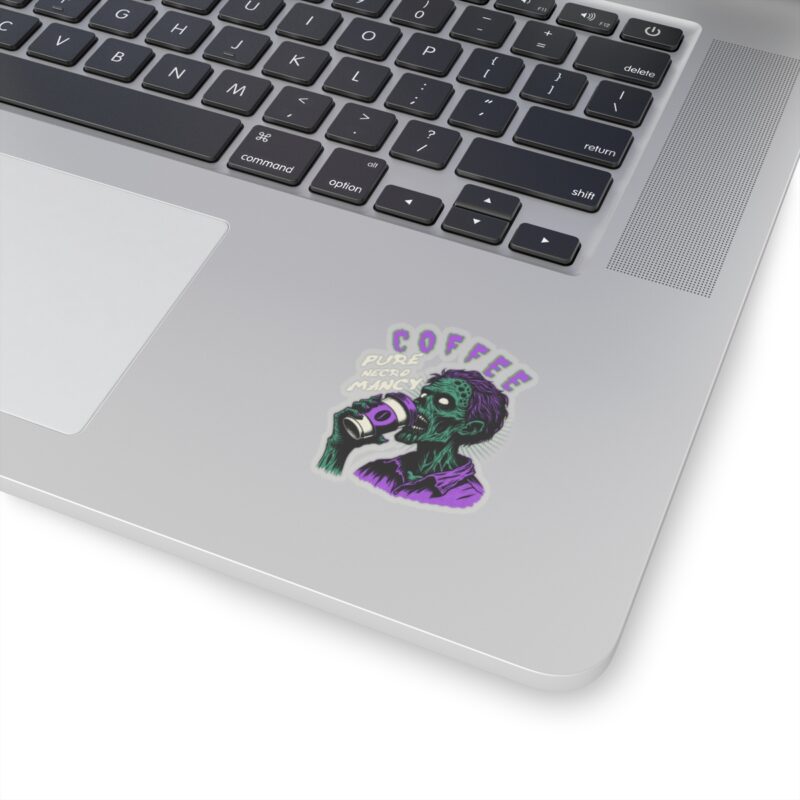 Zombie Coffee Necromancy Kiss-Cut Sticker - Image 5