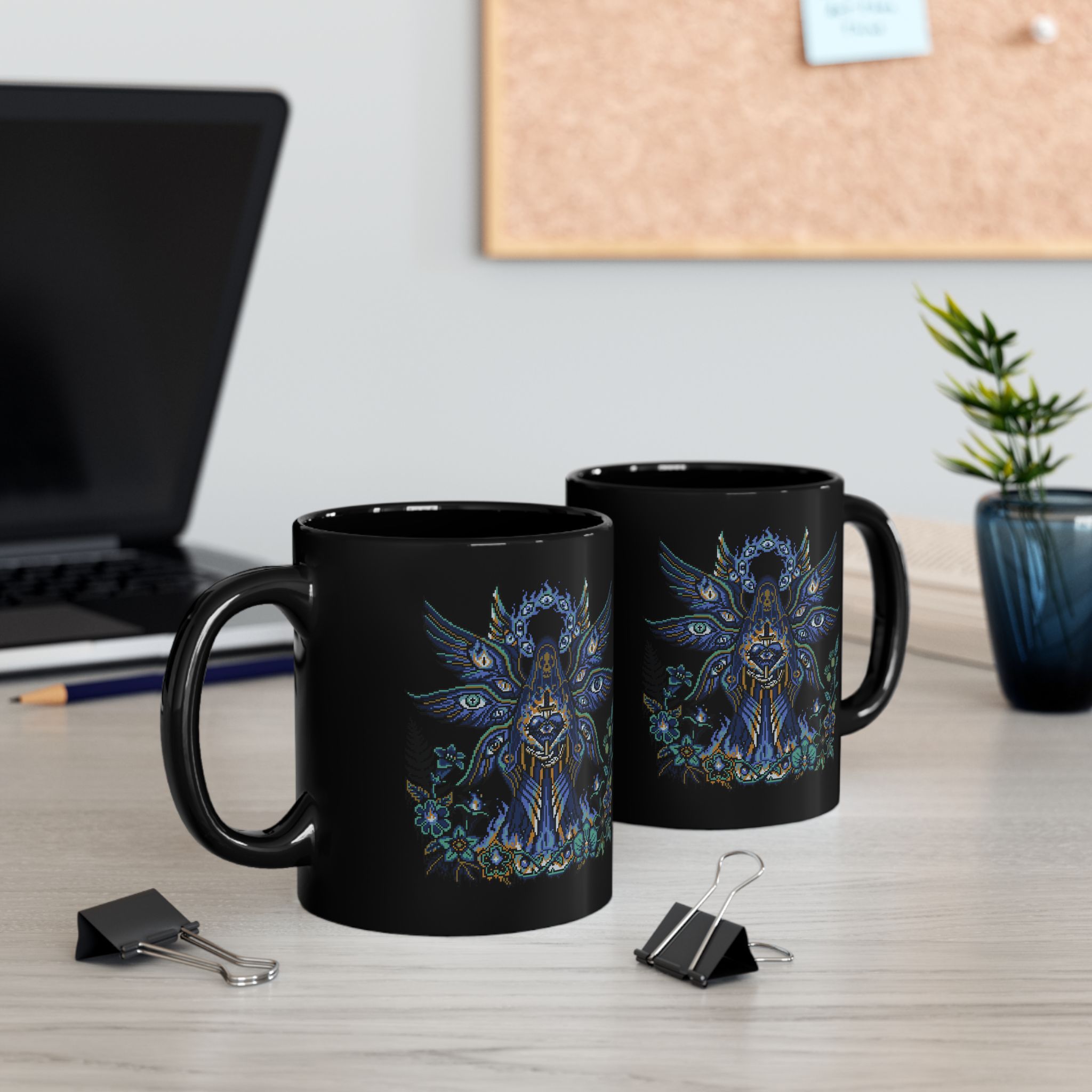 Fallen Seraphim Night Ceramic Mug - Image 5