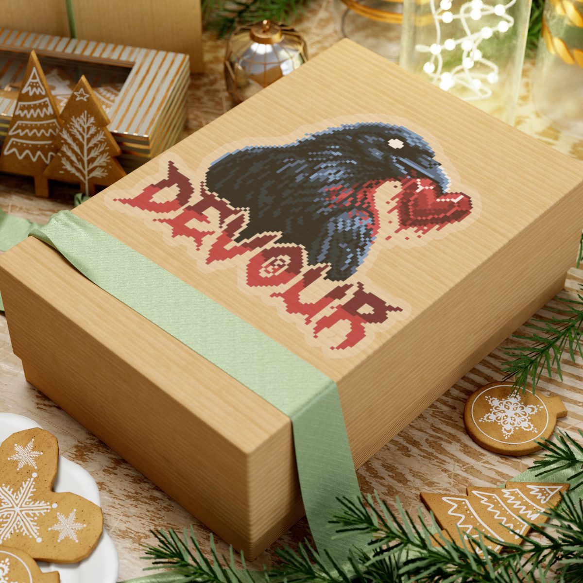 Devour Raven Kiss-Cut Sticker - Image 21