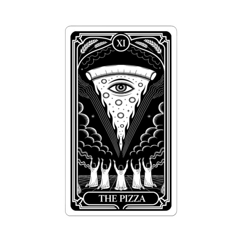 The Pizza Tarot Kiss-Cut Sticker - Image 13