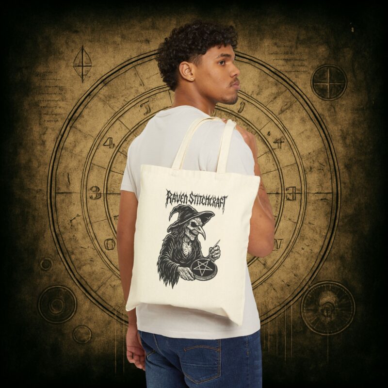 Raven Stitcher Tote Bag - Image 8