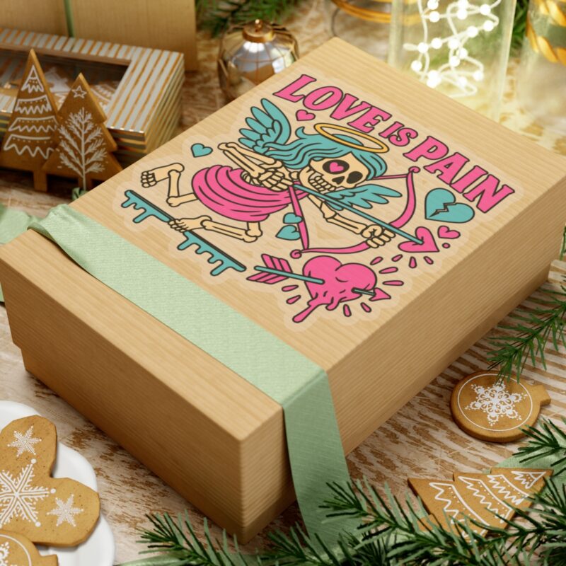 Cupid Love is Pain Kiss-Cut Sticker - Image 21