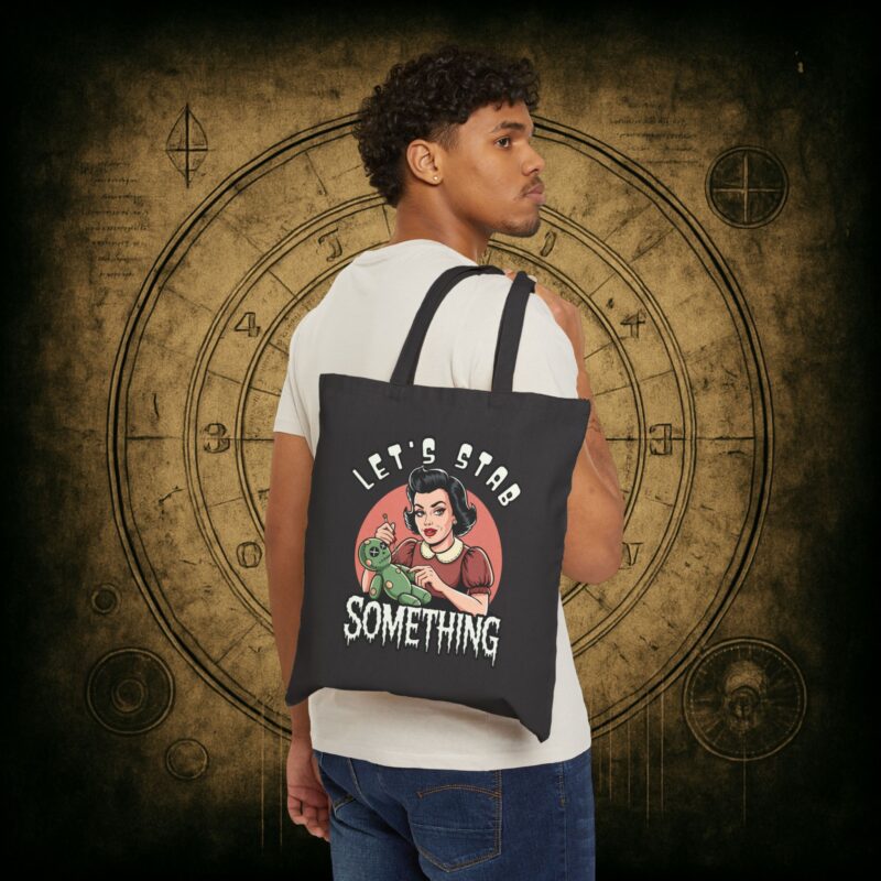 Let’s Stab Something Tote Bag - Image 2