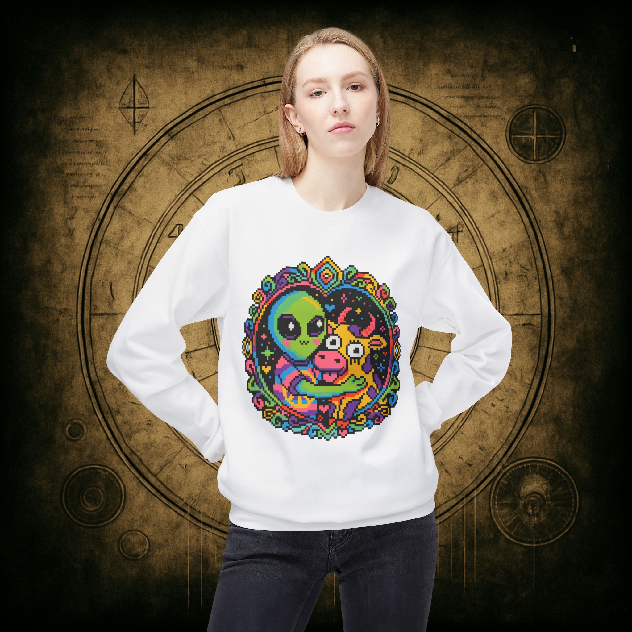Space Cow Sweatshirt - Image 10