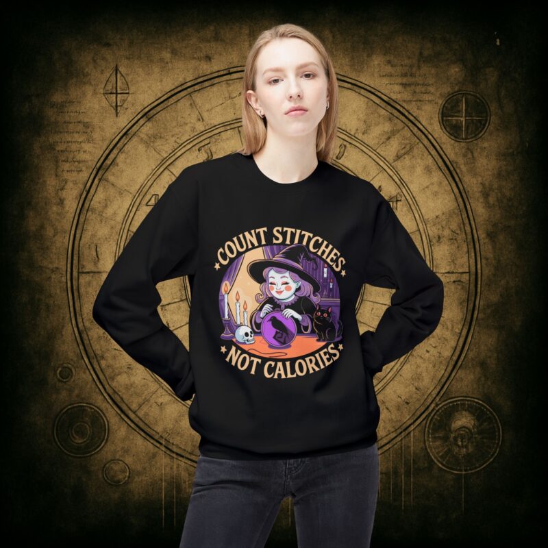 Count Stitches Unisex Sweatshirt - Image 2