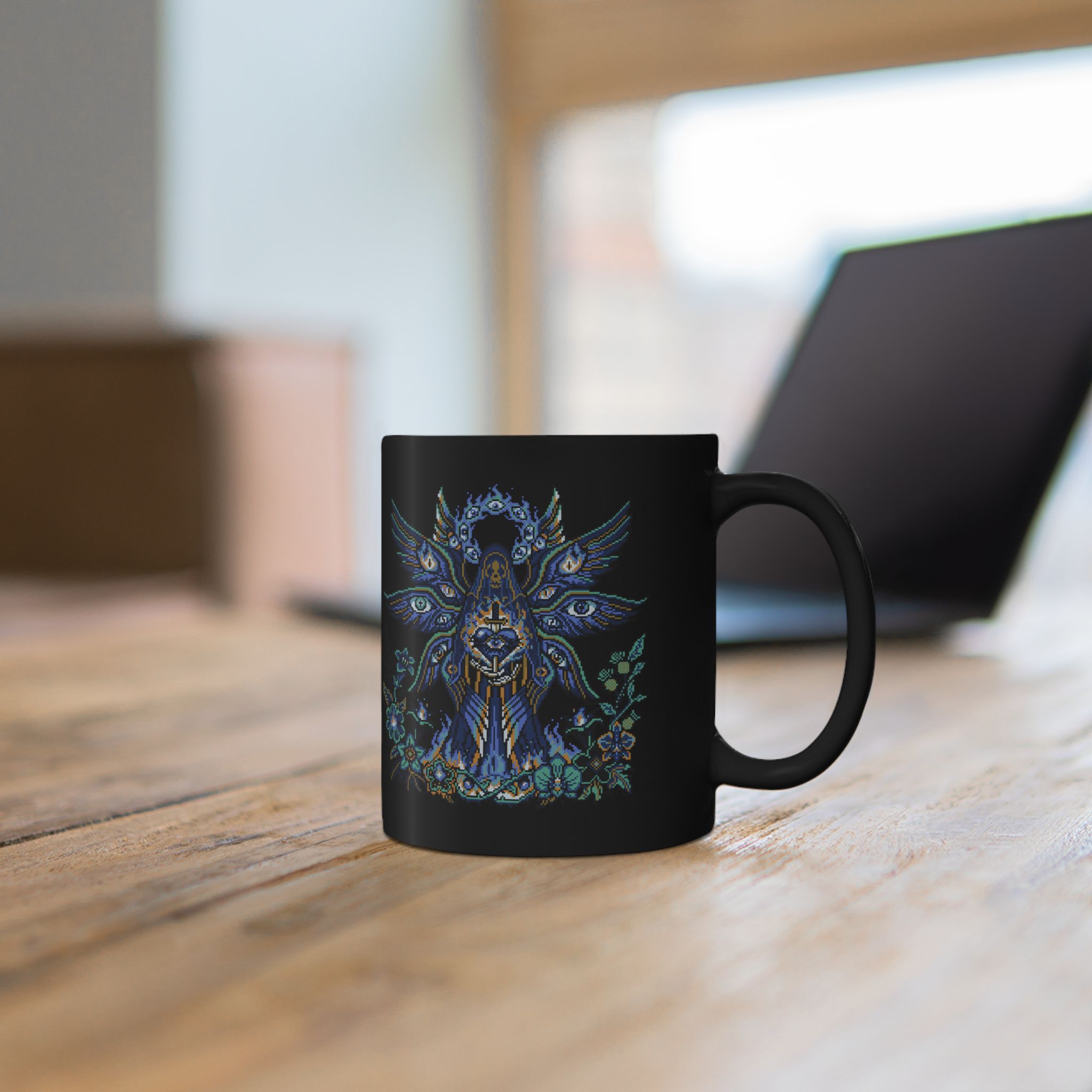 Fallen Seraphim Night Ceramic Mug - Image 6
