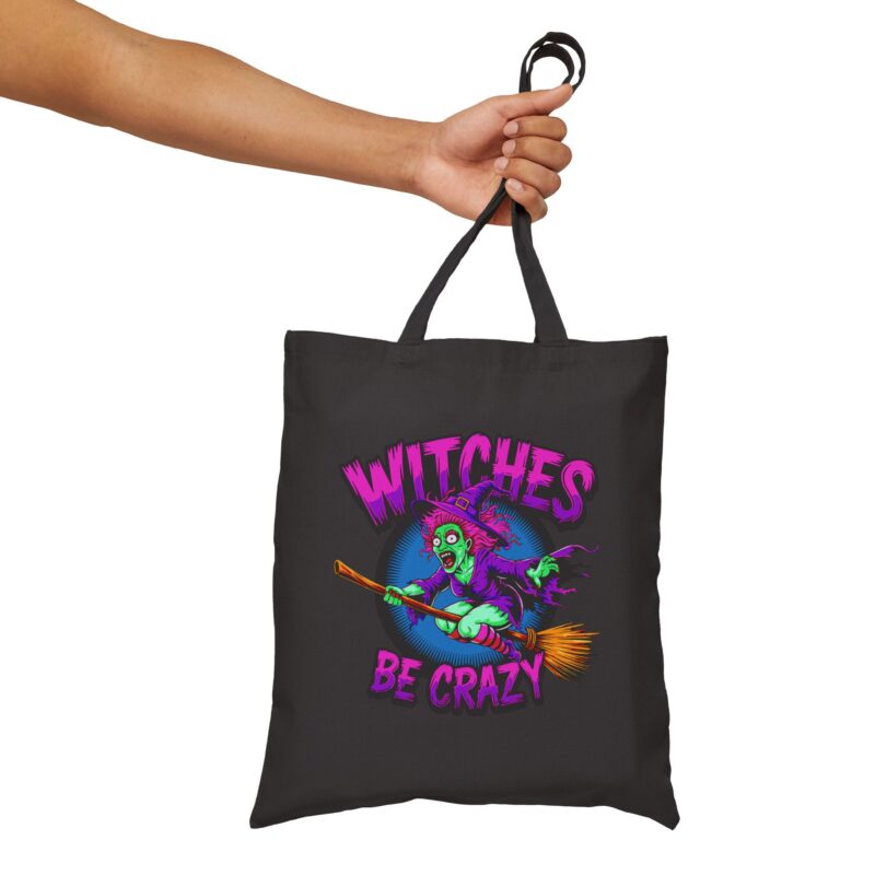 Witches Be Crazy Tote Bag - Image 5