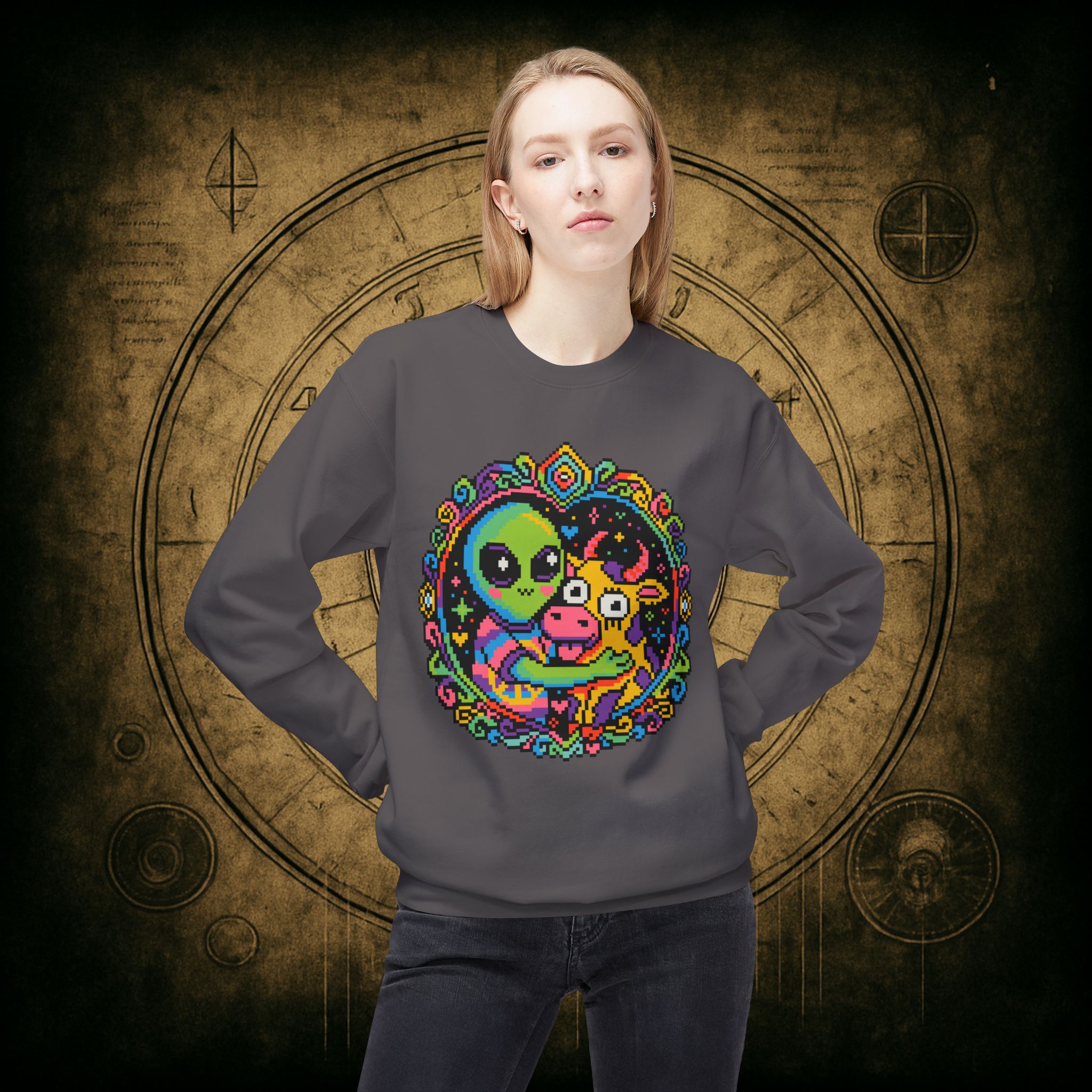 Space Cow Sweatshirt - Image 38