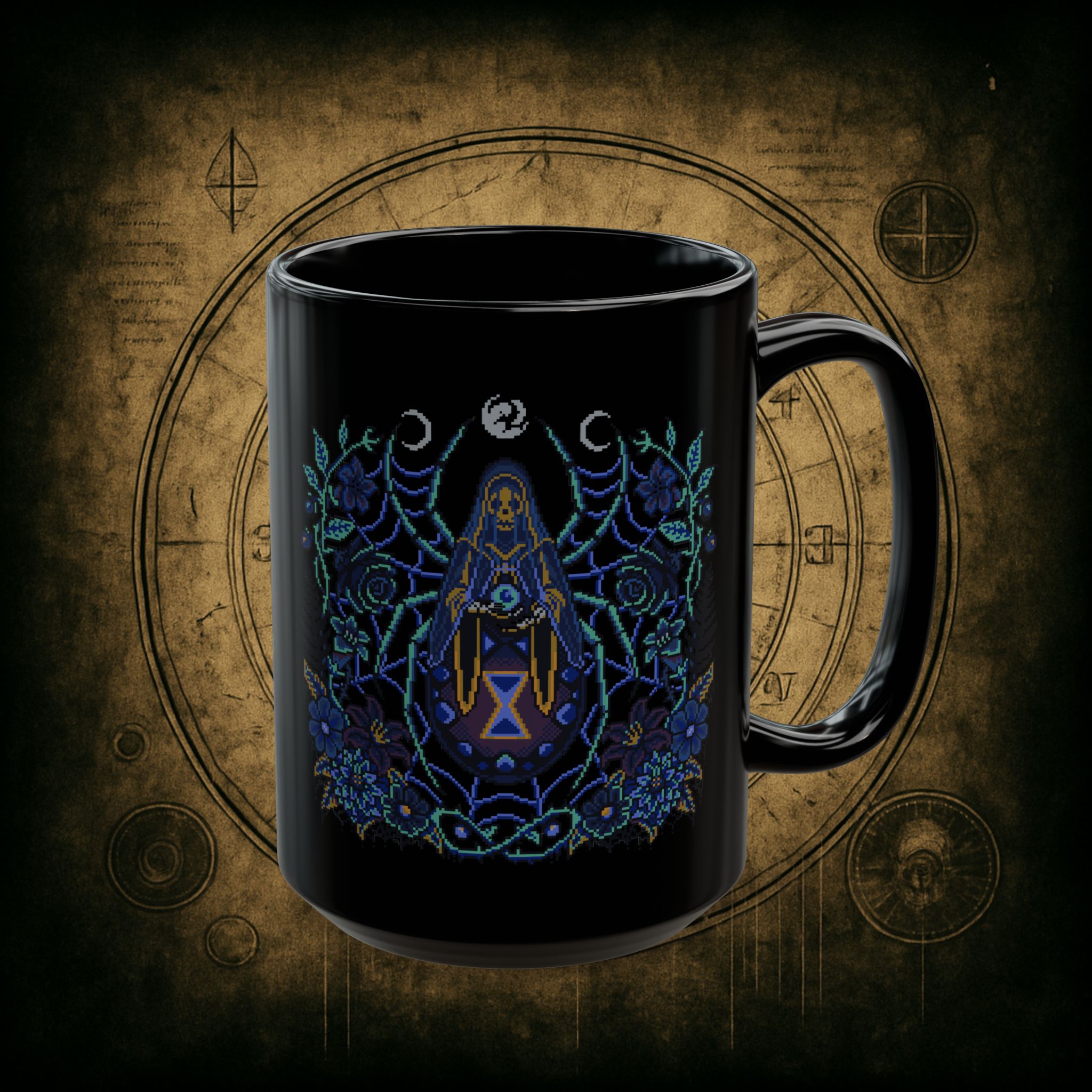 Black Widow Night Ceramic Mug - Image 9