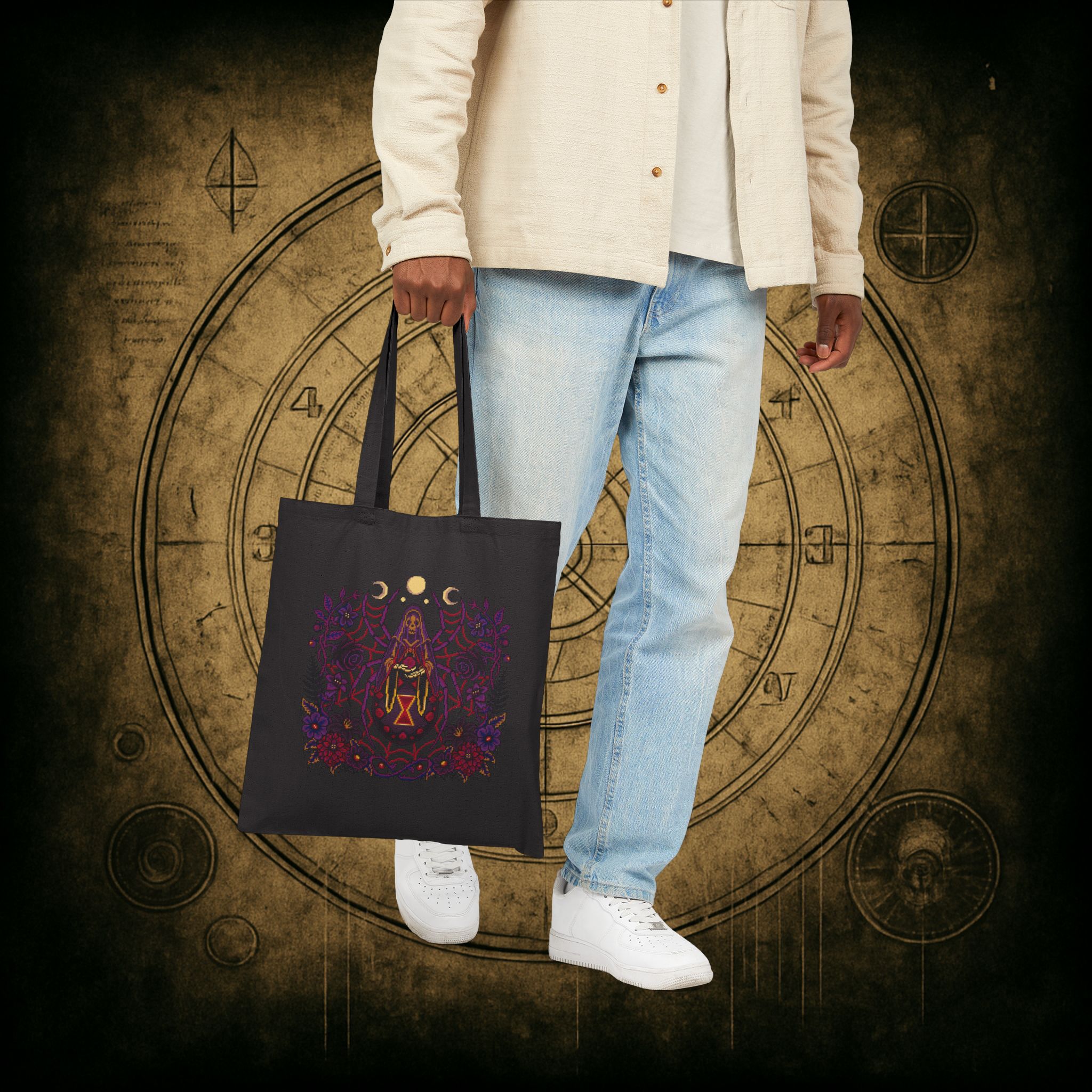 Black Widow Dusk Tote Bag - Image 7