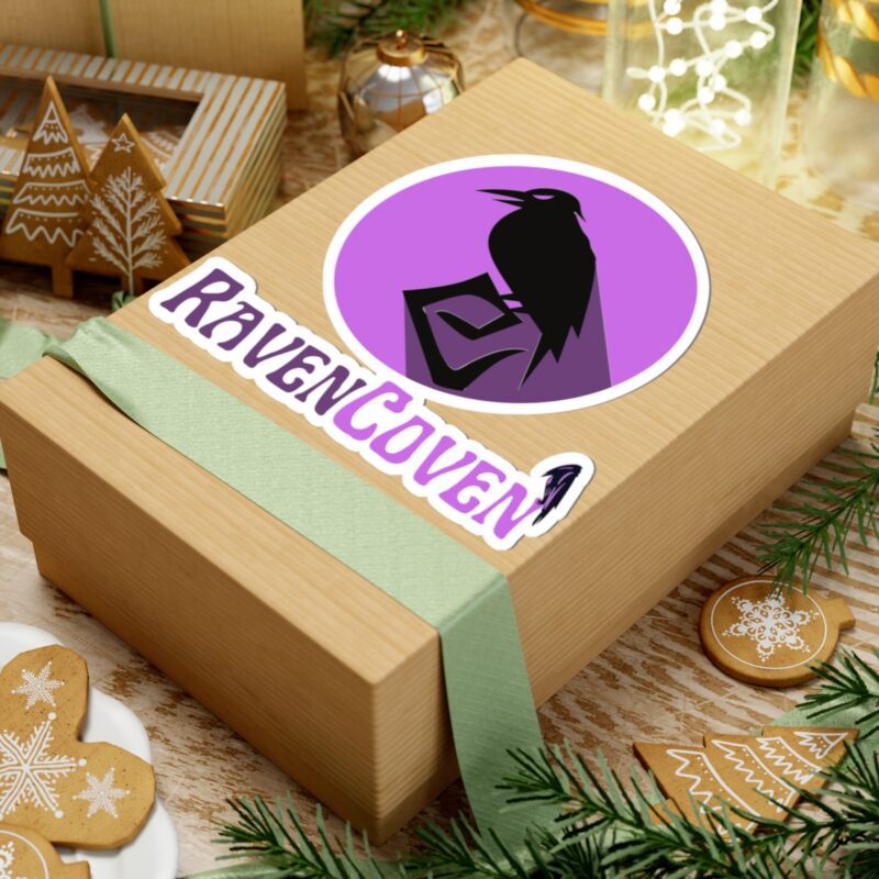 Raven Coven Logo Kiss-Cut Sticker - Image 24