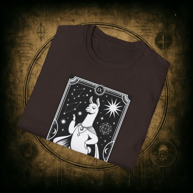 The Drama Llama Tarot Unisex T-Shirt - Image 34