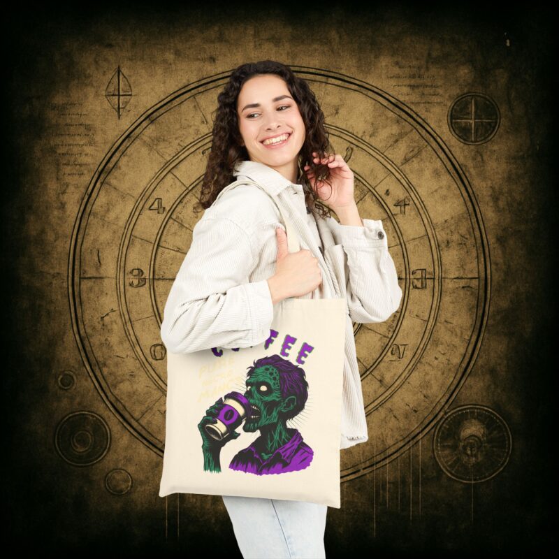Zombie Coffee Necromancy Tote Bag - Image 9