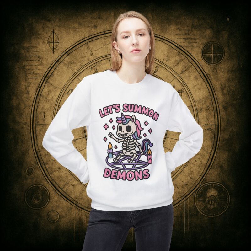 Let’s Summon Demons Unisex Sweatshirt - Image 8