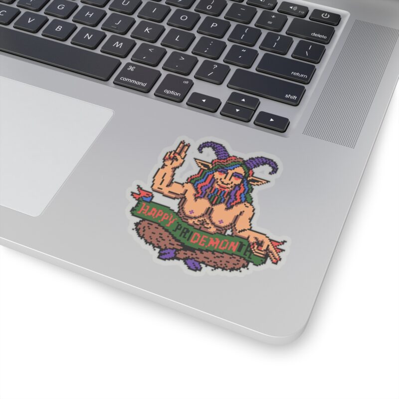 Happy priDEMONth Kiss-Cut Sticker - Image 11
