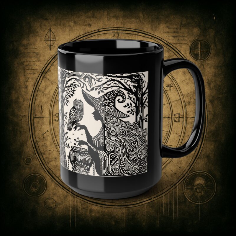 Wood Witch 2 Ceramic Mug - Image 10