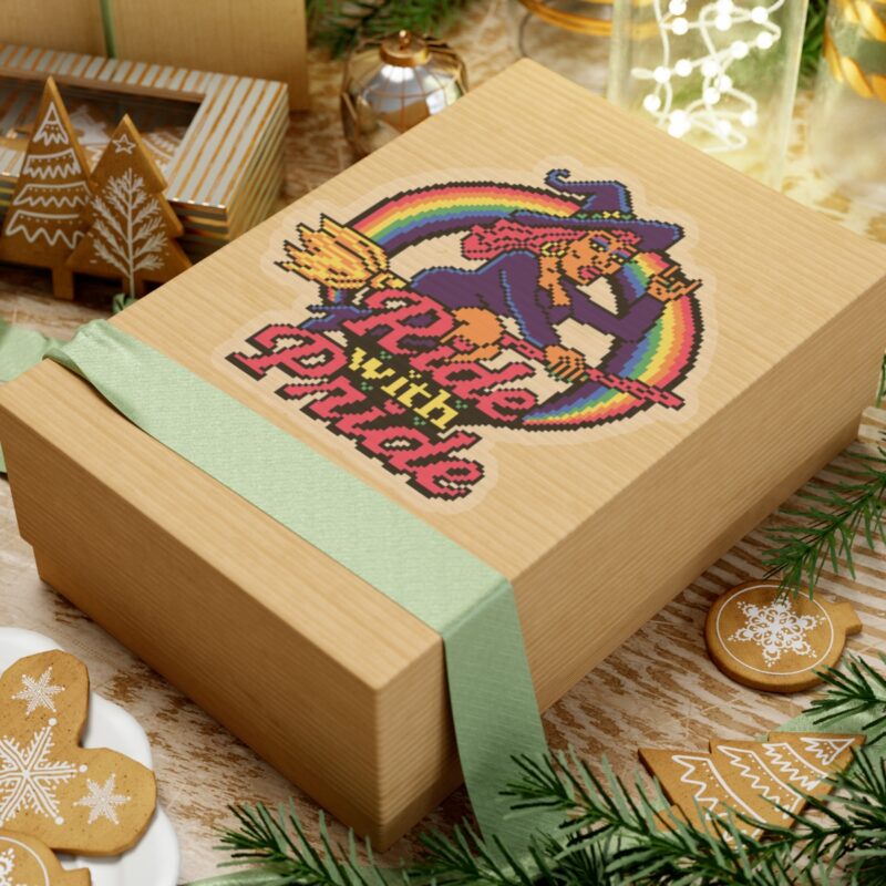 Ride with Pride Kiss-Cut Sticker - Image 21