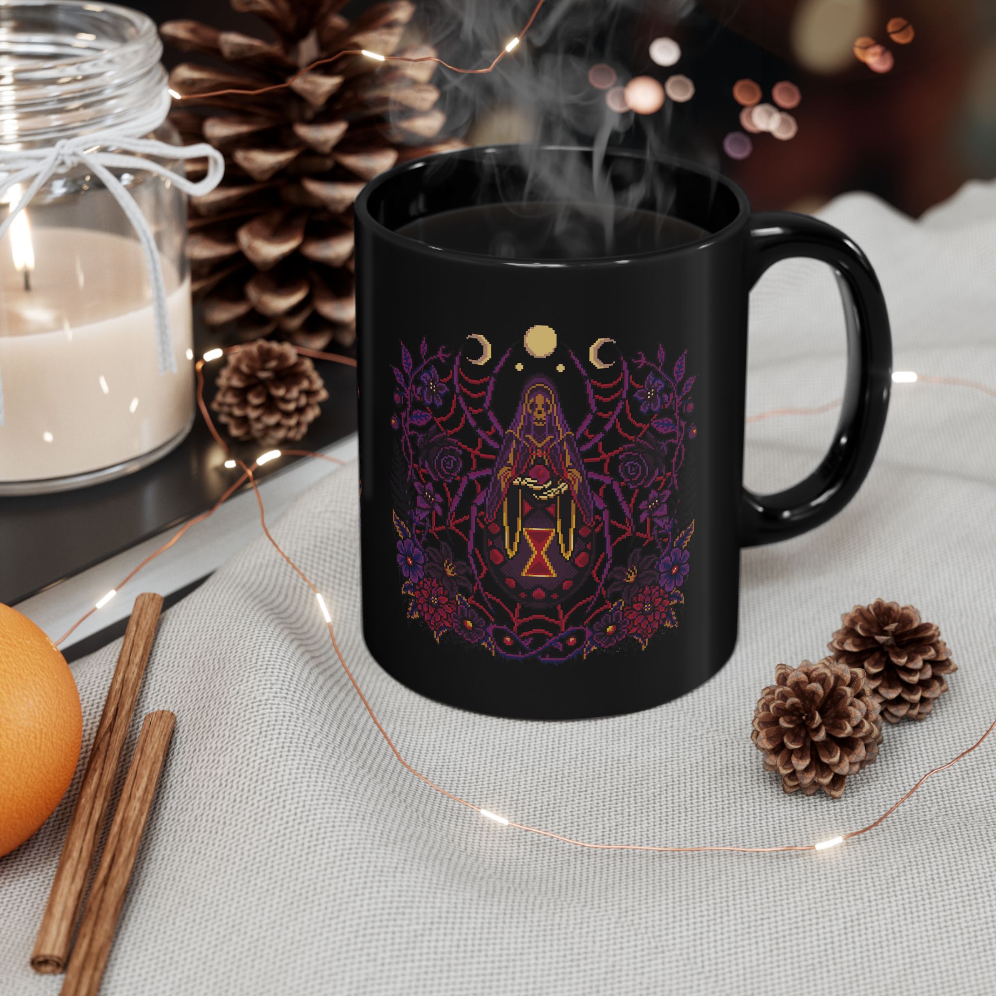Black Widow Dusk Ceramic Mug - Image 4