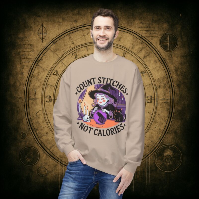Count Stitches Unisex Sweatshirt - Image 15