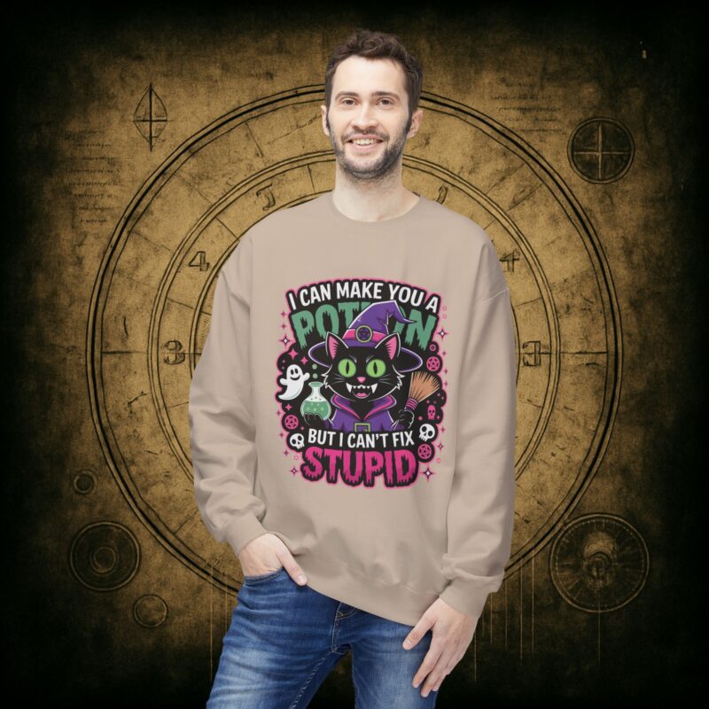 Can’t Fix Stupid Unisex Sweatshirt - Image 15