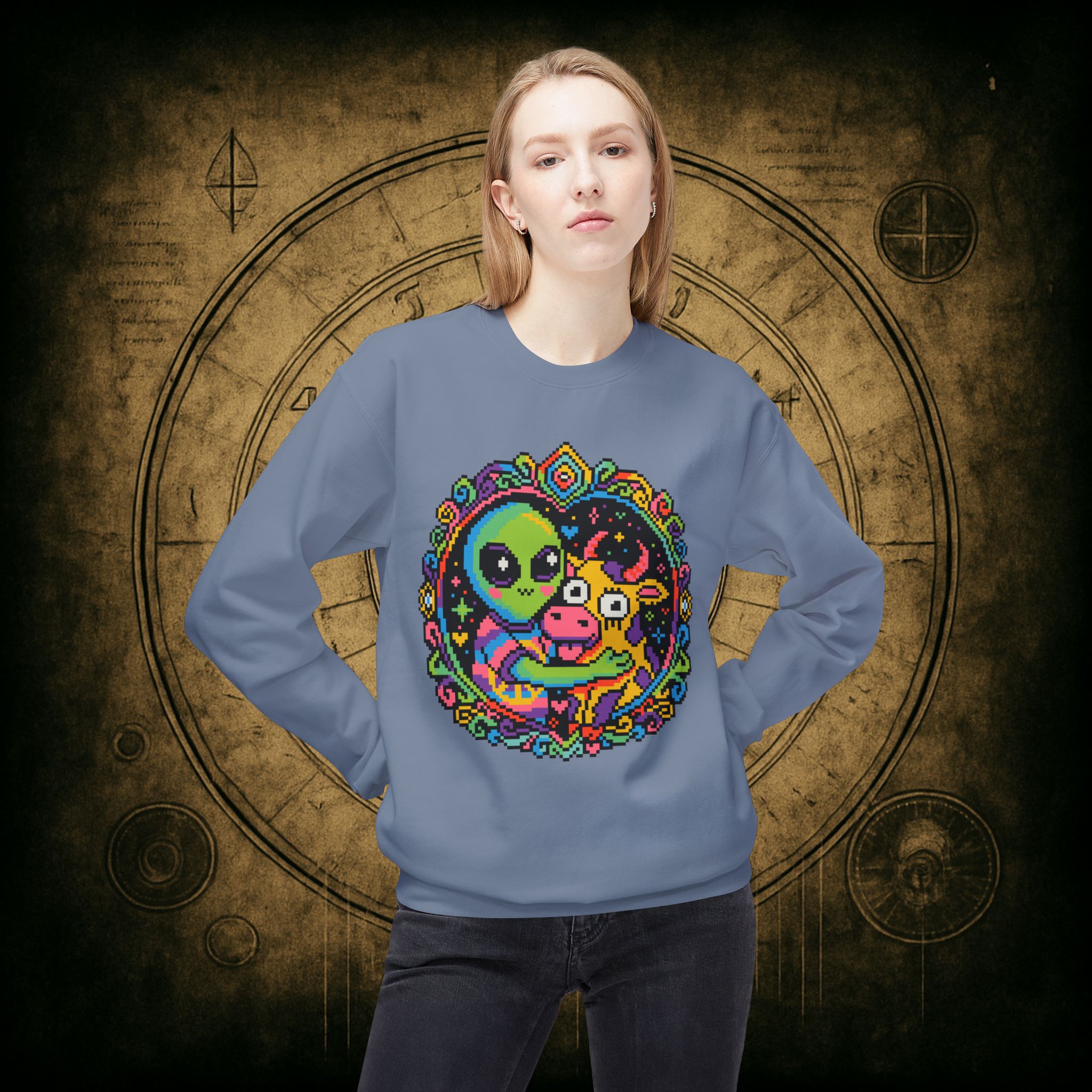 Space Cow Sweatshirt - Image 34